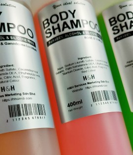 <H&H> Body Shampoo with Sandalwood & Ganoderma Lucidum 400ml