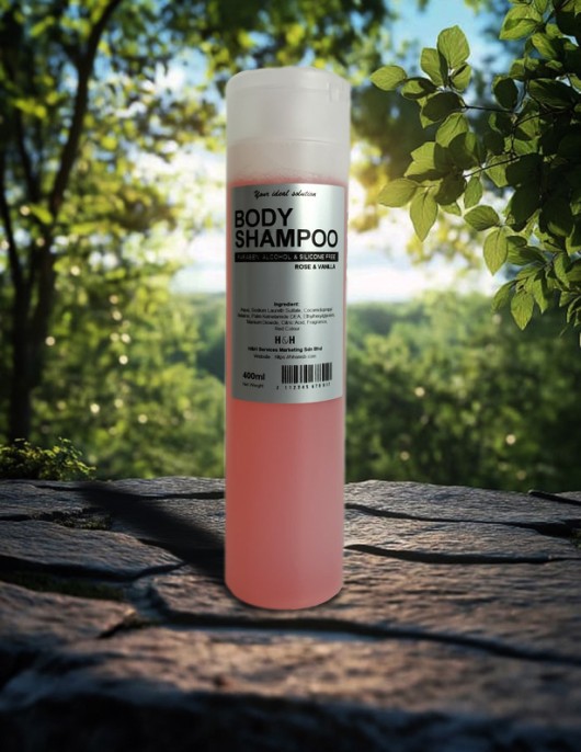 <H&H> Body Shampoo with Rose & Vanilla 400ml