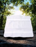 Plain Face Towel 30g White 28cmx 28cm (10 pcs)